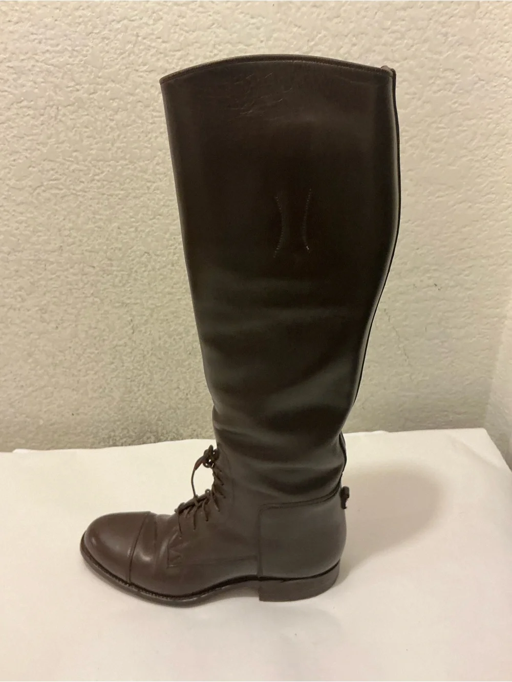 Dehner’s Women's Over-the-Knee Lace-Up Riding Boots in Dark Brown